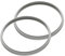 Pressure Cooker Replacement Gasket (Pack of 2) - Pressure Cooker Sealing Ring Silicone Fits Many Stove Models 18/22/24/26 cm