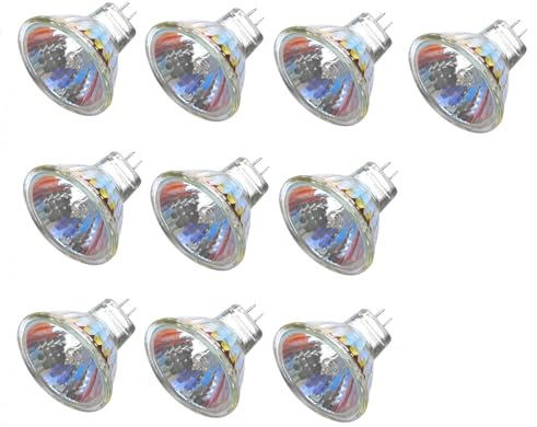 ShuoHui Halogen 12 V 20 W GU4 Bulbs Dimmable Reflector Spotlight MR11 250 lm Warm White 2700 K Halogen Reflector GU4 MR11 for Landscape Lighting Recessed Lights Cabinet Lighting (6)