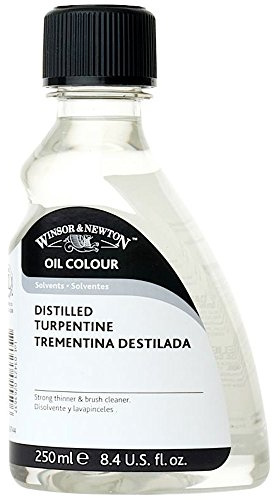 Winsor & Newton Oil & Alkyd Solvents English Distilled Turpentine 250 ml