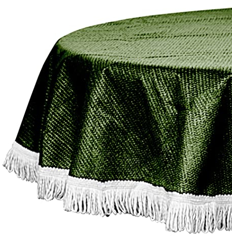 GRASEKAMP Qualität seit 1972 Gartentischdecke 100x130cm Eckig Grün Weichschaum Witterungsbeständig Wetterfest geschäumt Pflegeleicht abwaschbar