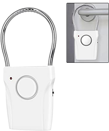 Elebinke Alarma de puerta y ventana, sensor de puerta/ventana con alarma de 120 db, audible hasta 150 m, apartamento, seguridad para el hogar