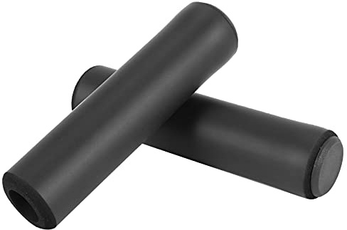 Zunedhys Poignees de Guidon Velo de Montagne ultraleger en Silicone (Noir)