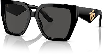 Dolce & Gabbana Sonnenbrille DG4438 501/87 55mm schwarz Kunststoff