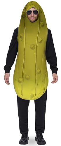 Spooktacular Creations Halloween-gurkdräkt för vuxna (unisex), rolig herrcosplay-overall