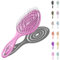 Chiara Ambra Haarbürste ohne Ziepen - Spiral Haar Bürste - Hair Brush Entwirrbürste - Detangler Bürste Extensions - Hairbrush lange Haare - Rosa