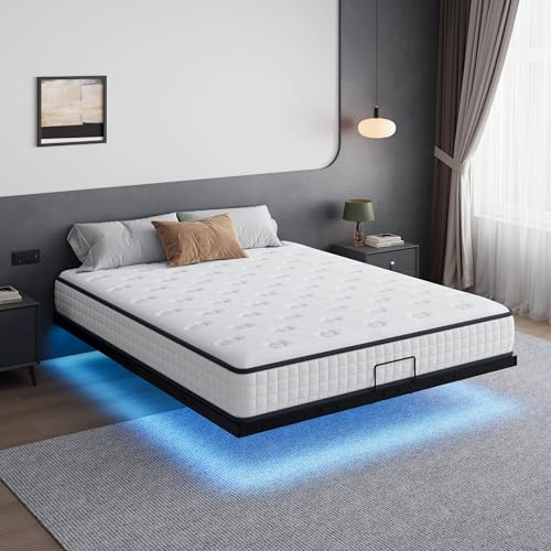 DEWINNER Matelas 160x200 cm,Mousse à Mémoire de Forme Haute Densité | Fermeté Moyenne,Épaisseur 22cm,Hypoallergénique,Sommeil Isolé,7 Zones,Réversible à Deux Faces Utilisables