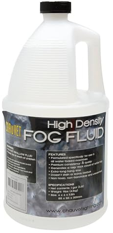 CHAUVET DJ High-Density Fog Machine Fluid - One Gallon | Fog Machines (Packaging May Vary)