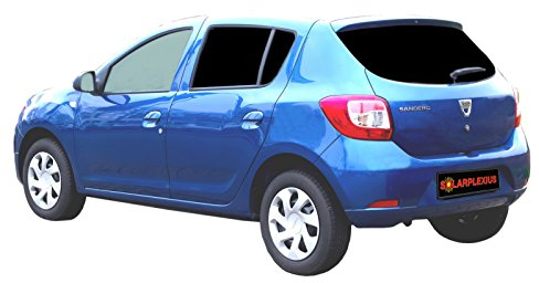 Solarplexius Auto-Sonnenschutz Scheiben-Tönung passgenau für Dacia Sandero 5-Türer Bj. 2012-20 Keine Folie Komplettsatz