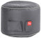 Gamewarez Sitzsack-Hocker 50x30 cm Kunstleder mit EPS-Perlen Füllung - Fußhocker Hocker – Gaming-Hocker, Sitzhocker, Fußhocker zum Zocken, mit Seitentasche, Made in Germany, grau