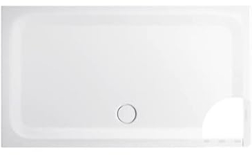 BetteUltra Rechteck-Duschwanne mit Minimum-Wannenträger, 1700x800x35mm, 5971-000T1, Farbe: Weiß