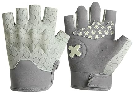 Mecmbj Guantes Bici Niño, Amortiguadores, Antideslizantes y Transpirables, Guantes Ciclismo para Niños de 8 a 12 años, para Montar a Caballo, Andar en Bicicleta, Escalar y Patinar(Verde)