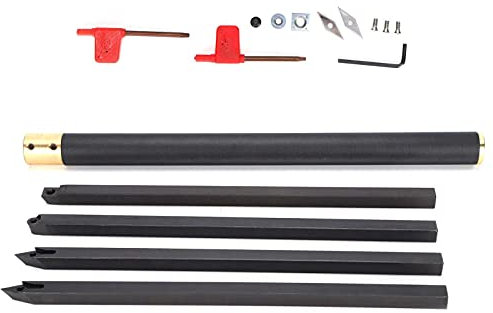 Kit di utensili per tornio per la lavorazione del legno, accessori per viti Utensile per tornitura del legno per la lavorazione del legno per la lavorazione del tornio per la lavorazione