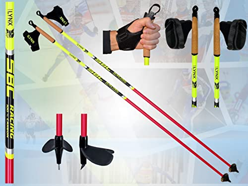 Sportlynx Racing extrem leichte 100% Carbon Langlaufstöcke Skating Stöcke Skistöcke (145)