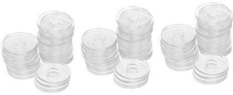 ULTECHNOVO 150piezas Arandelas Transparentes Para Tornillos De Manija De Ducha Juntas De Vinilo Para Reemplazo y Reparación Accesorios Para Hogar