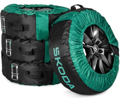 Skoda 5LA073900 Reifentasche (4 Stück) Schutztasche Rädertasche, für Kompletträder bis 21 Zoll