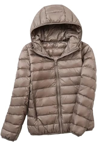 Generico Piumini da donna,Piumini da donna - Piumini invernali a maniche lunghe Piumino leggero,Piumino imbottito portatile Piumino per donna Pesca da campeggio all'aperto