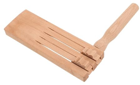 GLSTOY Crécelle Bois Traditionnelle Matraca à Cliquet Bois pour Événements Sportifs Célébrations Et Fêtes Jouet Éducatif pour Développement Musical