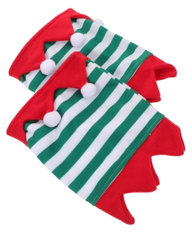 Toddmomy 2 Polainas para Caballo Polainas Navideñas Vendajes para Patas De Caballo
