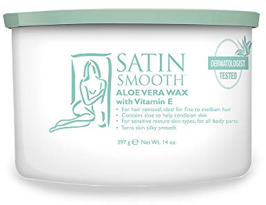 Satin Smooth Aloe Vera Hair Removal Wax 14oz.