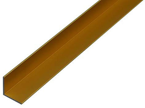 ALBERTS 473600 Cornière | aluminium, couleur or, anodisée | 1000 x 40 x 40 mm