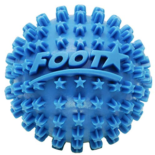 Body Back Foot Star® Massager Ball and Plantar Fasciitis Roller - Soothe Foot Stress, Discomfort, Aches, & Tightness (2-Inch, Blue)