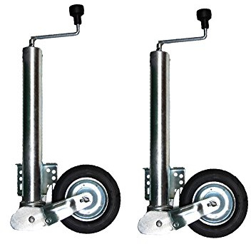 The Drive - 16357-2X Anhänger Stützräder Halbautomatik-Stützräder 60mm, 400kg Stützlast