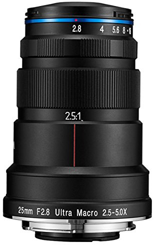 Venus Optics Lawoa Ultra Macro VE2528SFE - Objectivo 25mm f/2.8, Negro