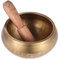 Btuty 7,6 cm handgefertigte tibetische Glocke Metall-Klangschale mit Klöppel für Buddhismus, buddhistische Meditation, Heilung, Entspannung, Yoga