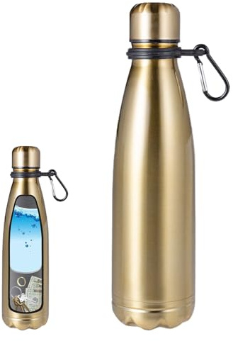 Gourde Isotherme En Acier Inoxydable | Tasse Avec Compartiment Secret - Gourde Étanche en Acier Inoxydable avec Compartiment Caché pour Camping, Randonnée, Travail, Voyage, Salle de Sport, Sports