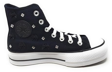Converse Ctas Lift Hi Black/Silver/White, Size 36 EU Black Silver White 36, Black Silver White, 39 EU