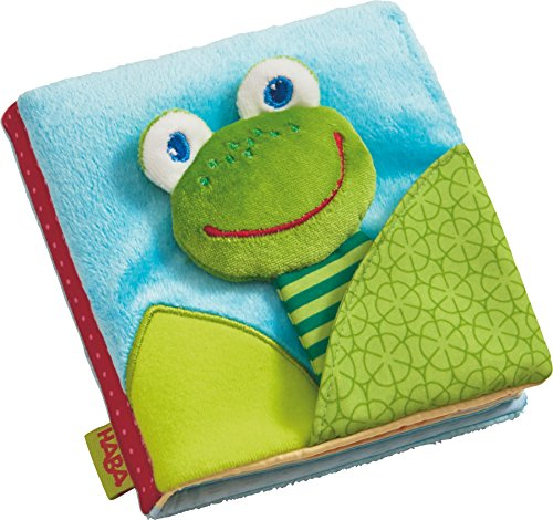 HABA 302097 Stoffbuch Zauberfrosch, Kleinkindspielzeug