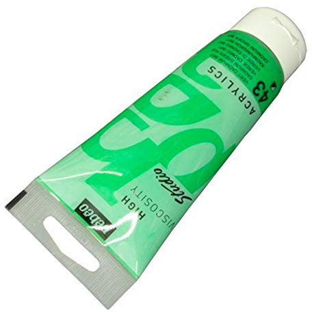 PEBEO 831-043 Pebeo 100 ml Studio Acrylic Paint, Cadmium Green Hue