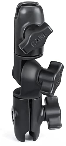 DOPPIA ASTA PICCOLA RAM-MOUNT RAP-B-200-2U CON CORPO CENTRALE RUOTABILE A 360� E INCLINABILE A 180�