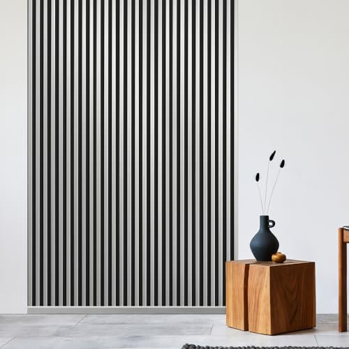 REESE Wandpaneele Edelstahl | Abdeckleiste 252 cm | Deckenpaneele | Wandverkleidung | kein Bohren | MDF