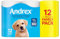 Andrex Complete Clean Toilet Tissue 12 Rolls (Previously Andrex Classic Clean) Unbeatable Toilet Paper with Unique 3D Wave, FSC Certified