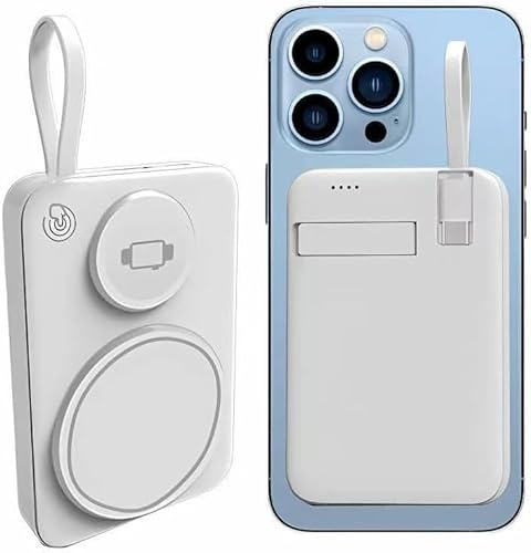 Batterie Externe ，Magnétique sans Fil 10000mAh PD22.5W Charge Rapide Power Bank Batterie Portable USB C Input & Output Charge Rapide pour Batterie 16/15/14/13/12/Pro/Pro Max