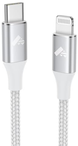 Aioneus Cable USB C a Lightning 1M Cable iPhone USB C Apple MFi Certificado Cargador iPhone Carga Rapida,Tipo C a Lightning cable para iPhone 14 13 12 11 Pro MAX XS XR X 8 7 6S 6 Plus 5 5S, iPad