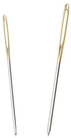 Darning Needles with Large Eye, Blunt Steel Yarn Needles for Knitting, Crochet & Wool Sewing, Tapestry Needle Set