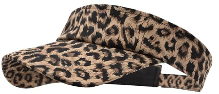 YAMEIZE Visières Léopard pour Femmes Hommes Casquette de Sport Imprimée Guépard pour Course Golf Tennis