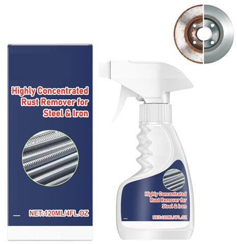 Anti Rouille Metal, Dissolvant de Rouille en Métal Robuste, Highly Concentrated Steel Rust Remover, Derouillant Metaux, Antirouille Metal, Destructeur De Rouille,Produit Pour Enlever La Rouille,120ml