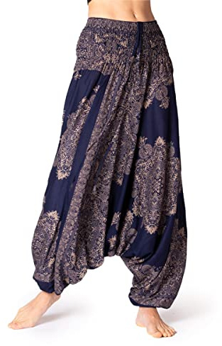 PANASIAM Aladin Pants, AeOrnament V2-darkblue L