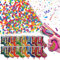 Confeti Biodegradable 16 Piezas Para Fiestas, Bodas, Cumpleaños y Carnavales - Lanzador Tirador De Confeti