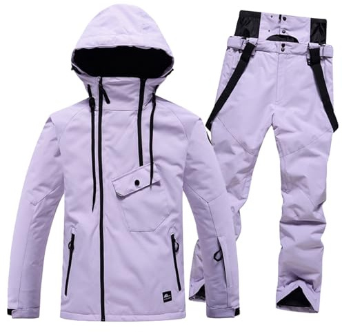 Tuta Sci Donna Intera Giacca Neve Donna Moda Giacca Con Cappuccio Termico Tuta Sportiva Da Esterno Per Sport Sci Di Fondo