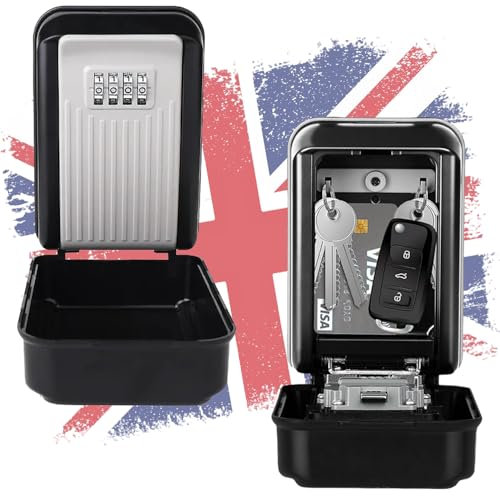ViperSafe - Coffre-fort sécurisé pour clés – Armoire à clés murale d'extérieur robuste avec serrure à combinaison – Grand rangement pour la maison, le bureau, les clés de voiture – Durable, résistant