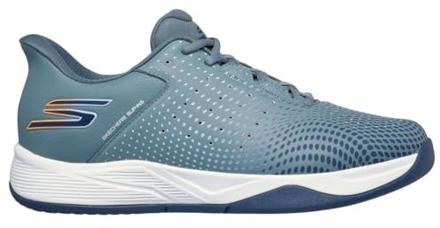 Skechers Zapatillas Viper Court Reload Hands Free Slip-ins para Hombre, Pizarra, 46 EU