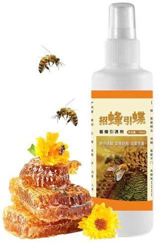 Bee Spray Attract - Spray atrayente de abejas de larga duración de 100 ml, ligero y multifuncional, suministros para apicultores para adultos entusiastas y principiantes