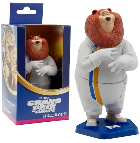 Bullyland – Bär Magnus aus Grand Prix of Europe, perfekt als Spielzeug Figur, Dekoration und kleines Geschenk für Kinder ab 3 Jahren und Sammler, detailgetreue 10,5 cm Sammelfigur 20003