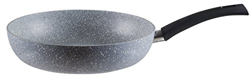 beper Origin Sartén de 24 cm, Cerámica, Gris Y Negro