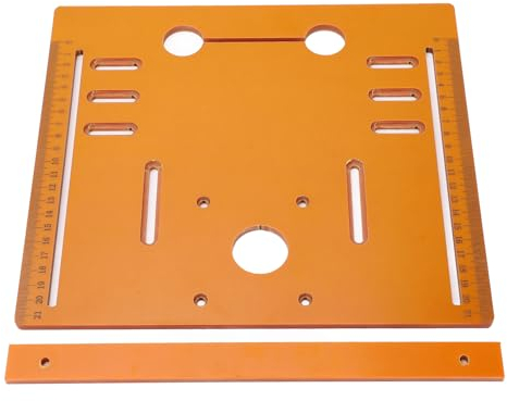 Circular Saw Base Plate, 28 X 25cm Woodworking Cutting Machine Bottom Plate, Support 90 Degree Flat Cutting and 45 Degree Oblique Cutting