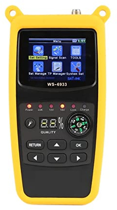 Recherche de Satellite, Affichage LCD du récepteur satellite Dvb-s2 Compteur de recherche de satellite de 2,1 pouces